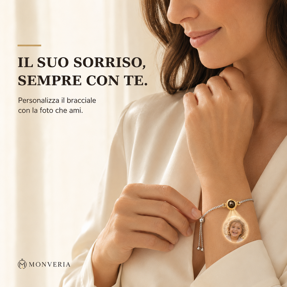 MONVERIA™ | Bracciale Legame Personalizzato con Foto