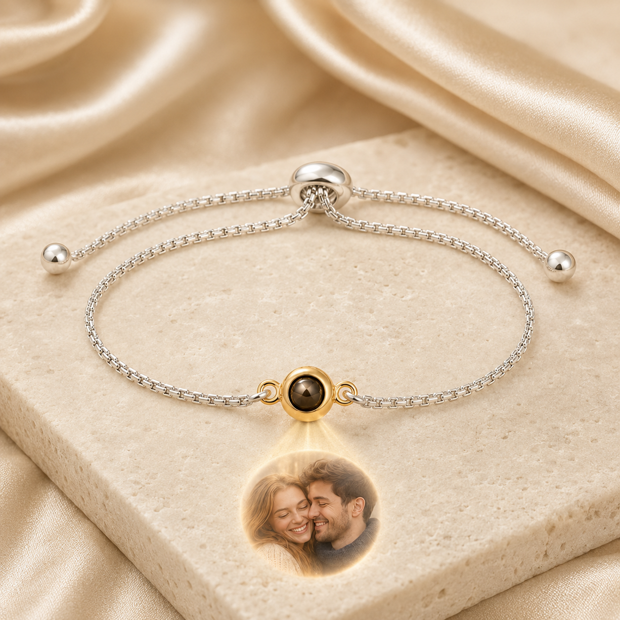 MONVERIA™ | Bracciale Legame Personalizzato con Foto