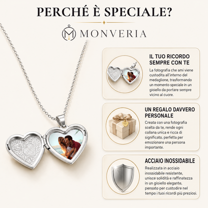 MONVERIA | Collana Legame Personalizzata con Foto