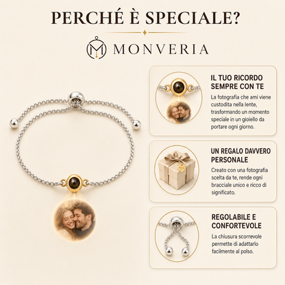 MONVERIA™ | Bracciale Legame Personalizzato con Foto