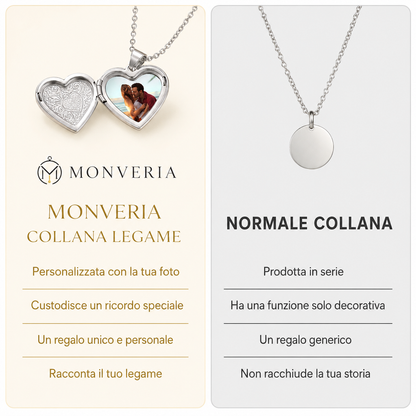MONVERIA | Collana Legame Personalizzata con Foto