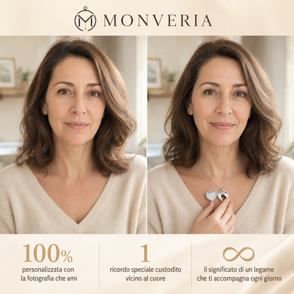 MONVERIA | Collana Legame Personalizzata con Foto